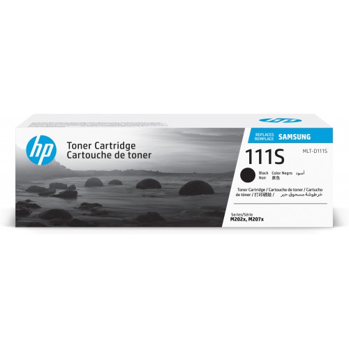 HP MLT-D111S Black Original Toner Cartridge tonerpatron 1 stykker Sort