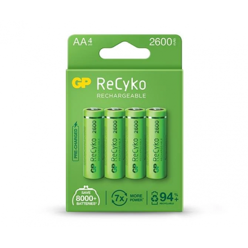 GP Batteries ReCyko, 4 x AA 2600 mAh