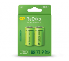 GP Batteries ReCyko, 2 x C 3000 mAh