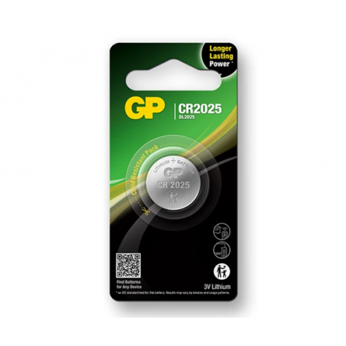 GP Batteries Lithium CR2025, 3V