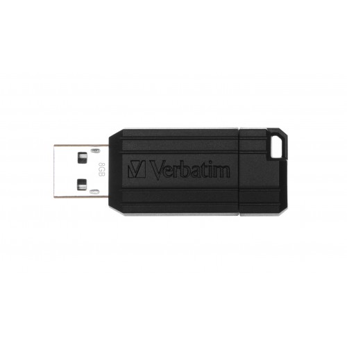 Verbatim PinStripe USB-minnepenn 8 GB USB Type-A 2.0 Sort