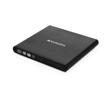 Verbatim Slimline CD/DVD optisk diskstasjon DVD-RW Sort