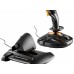 Thrustmaster T-16000M FCS Hotas Sort, Oransje USB Joystick/Styrepinne Analog/digital MAC, PC