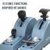 Thrustmaster TCA Quadrant Add-On Airbus Edition Sort, Blå Fly Simulator PC