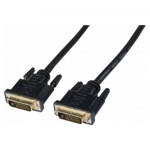 Hypertec 127523-HY DVI-kabel 5 m DVI-A DVI-D Sort