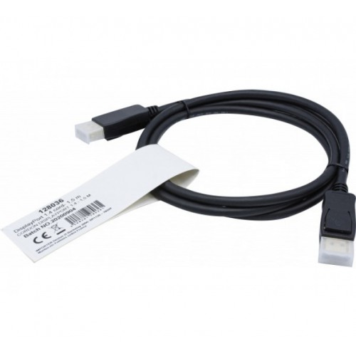 EXC DisplayPort 1.4 cord 3m Sort