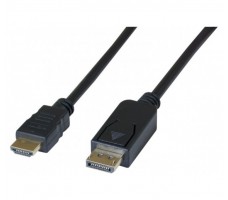 Hypertec 128215-HY videokabelkobling 3 m DisplayPort HDMI Sort