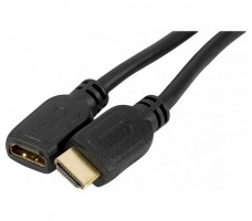 EXC 128397 HDMI-kabel 2 m HDMI Type A (Standard) Sort