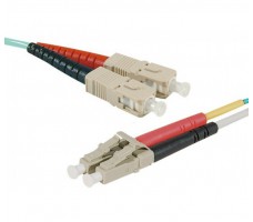 EXC 392747 fiberoptisk kabel 15 m SC/UPC LC/UPC OM3 Akva