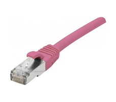 Connect 854376 nettverkskabel Rosa 1 m Cat6a S/FTP (S-STP)