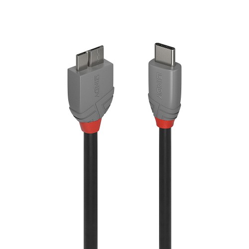 Lindy 36622 USB-kabel USB 3.2 Gen 1 (3.1 Gen 1) 2 m USB C Micro-USB B Sort