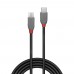 Lindy 36891 USB-kabel USB 2.0 1 m USB C Micro-USB B Sort, Grå