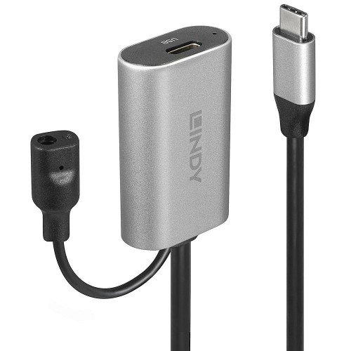 Lindy 43271 USB-kabel USB 3.2 Gen 1 (3.1 Gen 1) 5 m USB C Sort