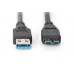 Digitus AK-300116-010-S USB-kabel USB 3.2 Gen 1 (3.1 Gen 1) 1 m USB A Micro-USB B Sort