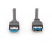 Digitus AK-300203-018-S USB-kabel USB 3.2 Gen 1 (3.1 Gen 1) 1,8 m USB A Sort