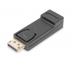 Digitus AK-340602-000-S kabelkjønnsendring DP HDMI Type A Sort