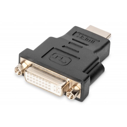 Digitus AK-330505-000-S kabelkjønnsendring HDMI Type A (Standard) DVI-I, (24+5) Sort