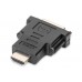 Digitus AK-330505-000-S kabelkjønnsendring HDMI Type A (Standard) DVI-I, (24+5) Sort