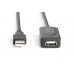 Digitus DA-73103 USB-kabel USB 2.0 25 m USB A Sort