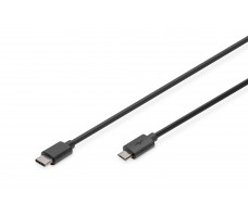 Digitus DB-300137-018-S USB-kabel USB 3.2 Gen 1 (3.1 Gen 1) 1,8 m USB C Micro-USB B Sort