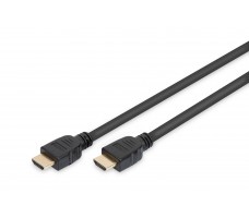 Digitus DB-330124-020-S HDMI-kabel 2 m HDMI Type A (Standard) Sort