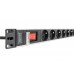 Digitus DN-95402-1-FR strømdistribusjonsenhet (PDU) 8 AC-utganger 1U