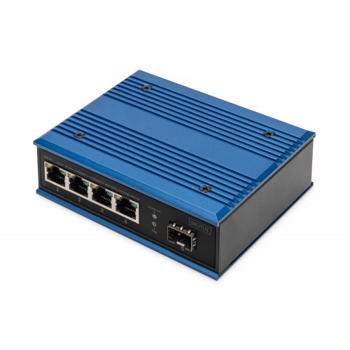 Digitus DN-651134 nettverkssvitsj Uhåndtert Gigabit Ethernet (10/100/1000) Sort, Blå