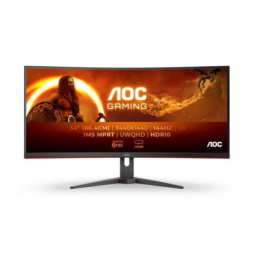 AOC G2 CU34G2XE/BK LED display 86,4 cm (34