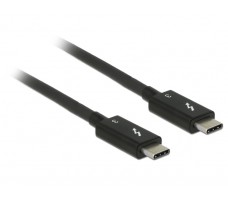 DeLOCK 84847 USB-kabel 2 m USB 3.2 Gen 2 (3.1 Gen 2) USB C Sort