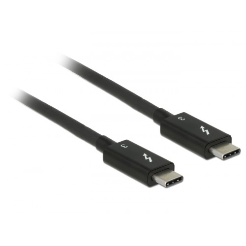 DeLOCK 84847 USB-kabel 2 m USB 3.2 Gen 2 (3.1 Gen 2) USB C Sort