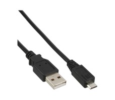 InLine 31715 USB-kabel 1,5 m Sort