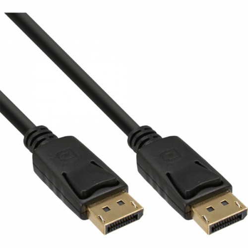 InLine 4043718118106 DisplayPort-kabel 5 m Sort