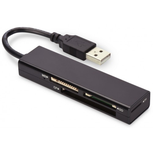 Ednet 85241 kortleser USB 2.0 Sort