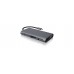 ICY BOX IB-DK4040-CPD Koblet med ledninger (ikke trådløs) USB 3.2 Gen 1 (3.1 Gen 1) Type-C Antrasitt, Sort