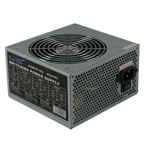 LC-Power LC500H-12 V2.2 strømforsyningsenhet 500 W ATX Grå