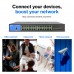 Linksys LGS328C-EU nettverkssvitsj Håndtert L3 Gigabit Ethernet (10/100/1000) Sort, Blå