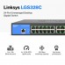 Linksys LGS328C-EU nettverkssvitsj Håndtert L3 Gigabit Ethernet (10/100/1000) Sort, Blå
