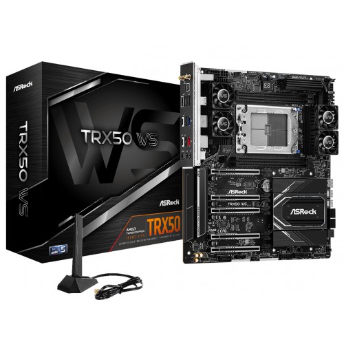 Asrock TRX50 WS AMD TRX50 Socket sTR5 Utvidet ATX