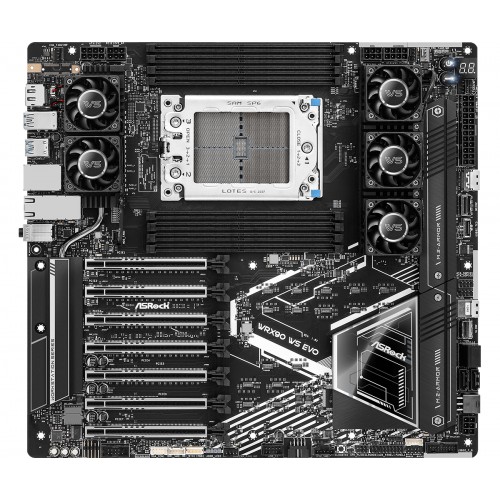 Asrock WRX90 WS EVO hovedkort AMD WRX90 Socket sTR5 EEB