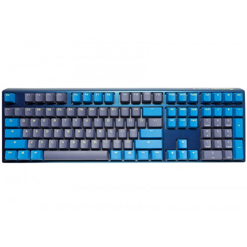 Ducky One 3 Daybreak RGB tastatur Spilling USB Tysk Sort, Blå, Grønn