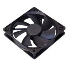 Akasa Black 12cm case fan PC-kjølevifte Vifte Sort