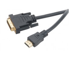 Akasa AK-CBHD06-20BK videokabelkobling 2 m DVI-D HDMI Sort