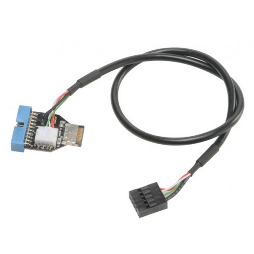 Akasa AK-CBUB38-40BK Intern USB-kabel