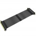 Akasa RISER BLACK X3, Premium PCIe 3.0 x 16 Riser cable,30CM 180° PCIe 3.0 x16 Female 180° PCIe 3.0 x16 Male Sort