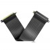 Akasa RISER BLACK X3, Premium PCIe 3.0 x 16 Riser cable,30CM 180° PCIe 3.0 x16 Female 180° PCIe 3.0 x16 Male Sort