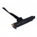 Akasa Low Profile PCI Bracket Adapter USB 3.1 Typ C - schwarz - Kabel - Digital/Daten USB C USB 3.1 Gen 2 internal connector Sort