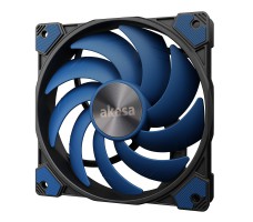 Akasa ALUCIA SC PC-kjølevifte, Prosessor Vifte 12 cm Sort, Blå 1 stykker