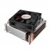 Akasa Intel LGA1700 Prosessor Hybridkjøler 7 cm Sort, Kobber, Grå 1 stykker