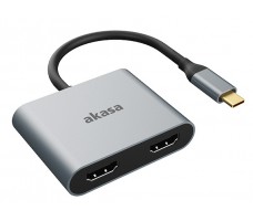 Akasa AK-CBCA26-18BK USB grafisk kobling Aluminium