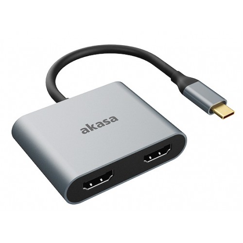 Akasa AK-CBCA26-18BK USB grafisk kobling Aluminium